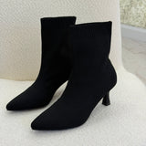 Bottines à talons Noir