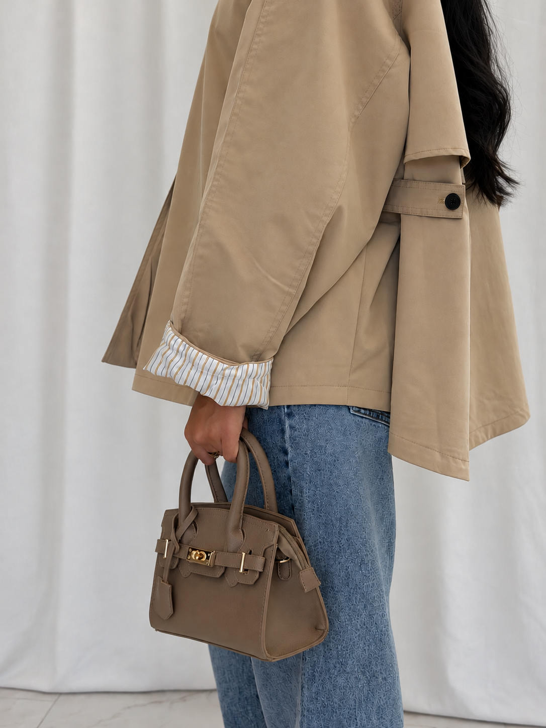 Trench court beige