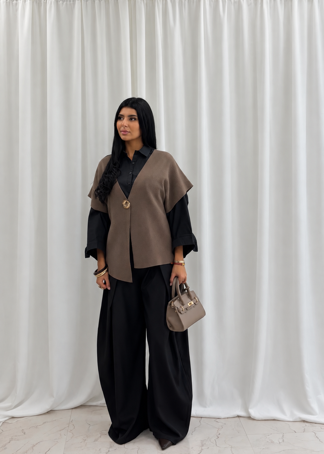 Gilet court sans manches