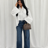 Chemise oversize blanche