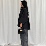 Chemise oversize noir